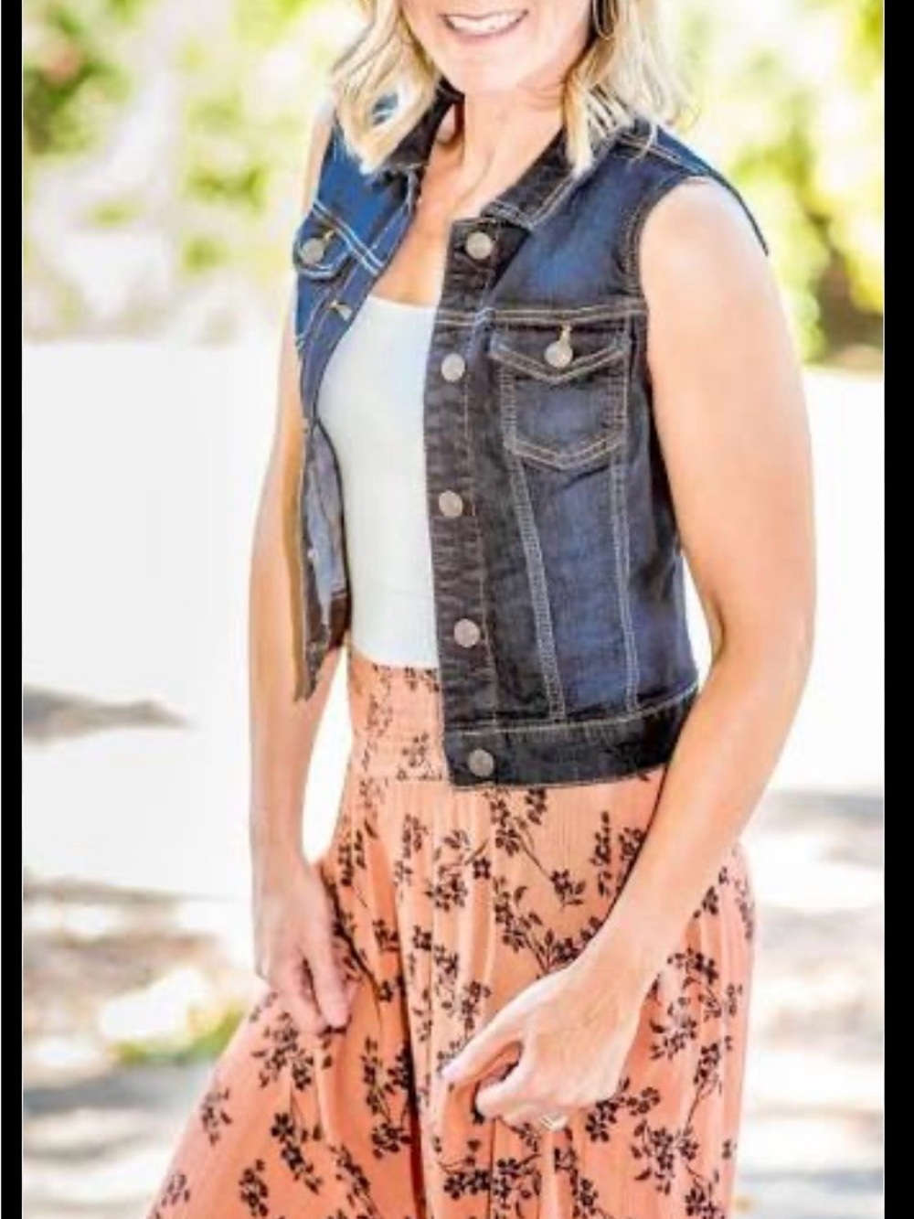 Ralph Lauren Dark Blue Denim Vest